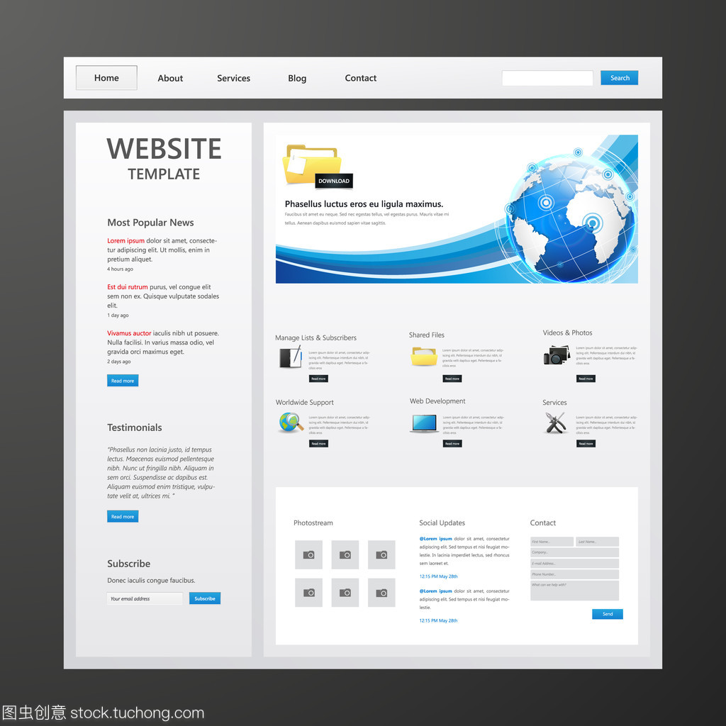 商業(yè)網(wǎng)站模板設(shè)計與軟件開發(fā) 打造高效數(shù)字化門戶